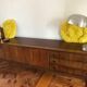 Scandinavian vintage rosewood row