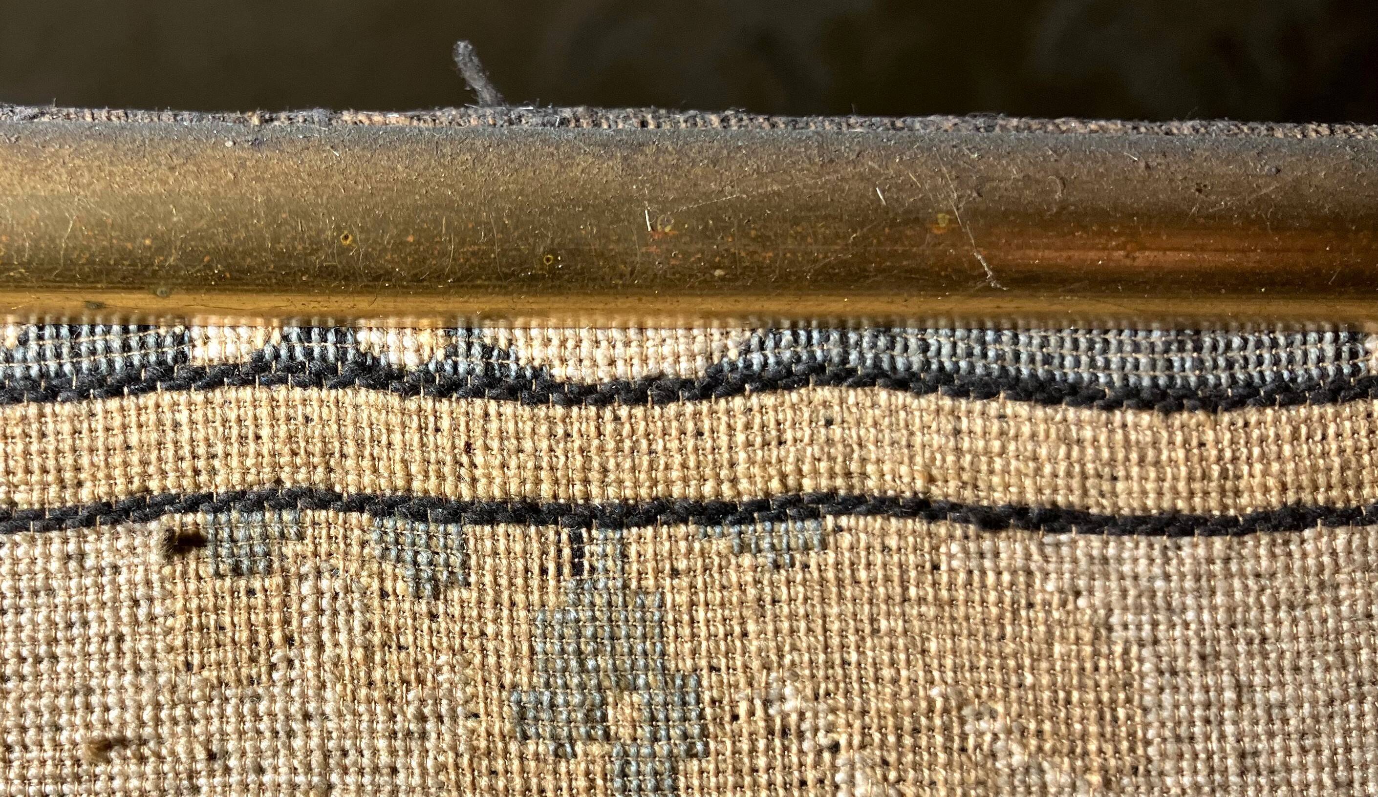 Antique tapestry Jules Pansu hunting scene 18th century