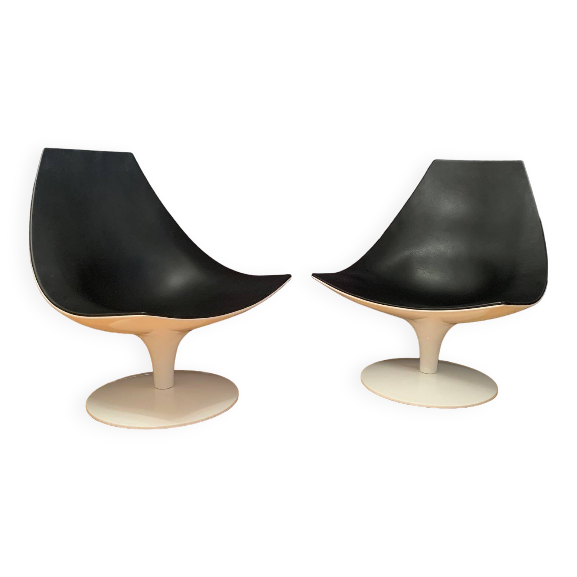 A pair of Moon armchairs by Pietro Arosio, Tacchini, Italy