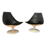 A pair of Moon armchairs by Pietro Arosio, Tacchini, Italy