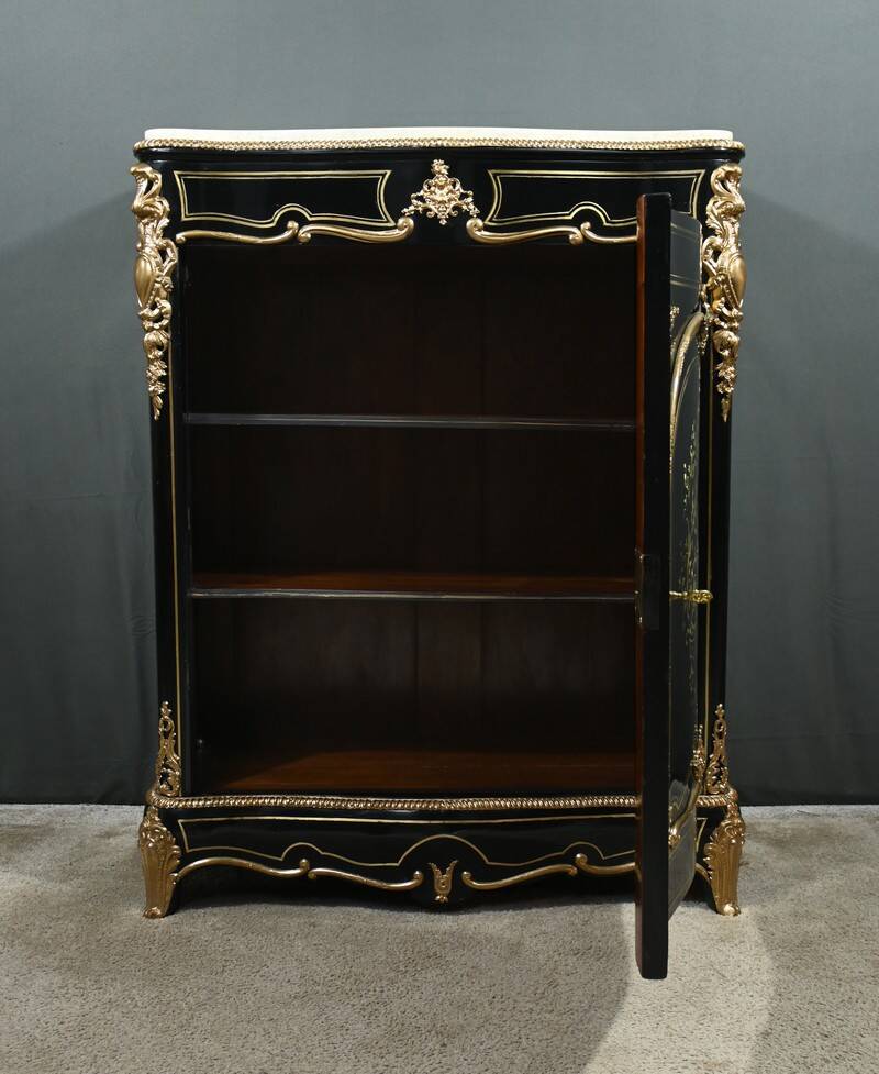Support Furniture in Blackened Pear Wood, Napoleon III Period – Mid 19th Century