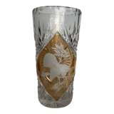 Bohemian crystal vase