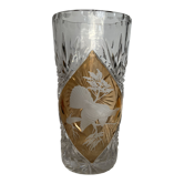 Bohemian crystal vase
