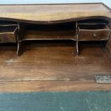 20th century slant-front desk in solid cherry wood