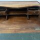 20th century slant-front desk in solid cherry wood