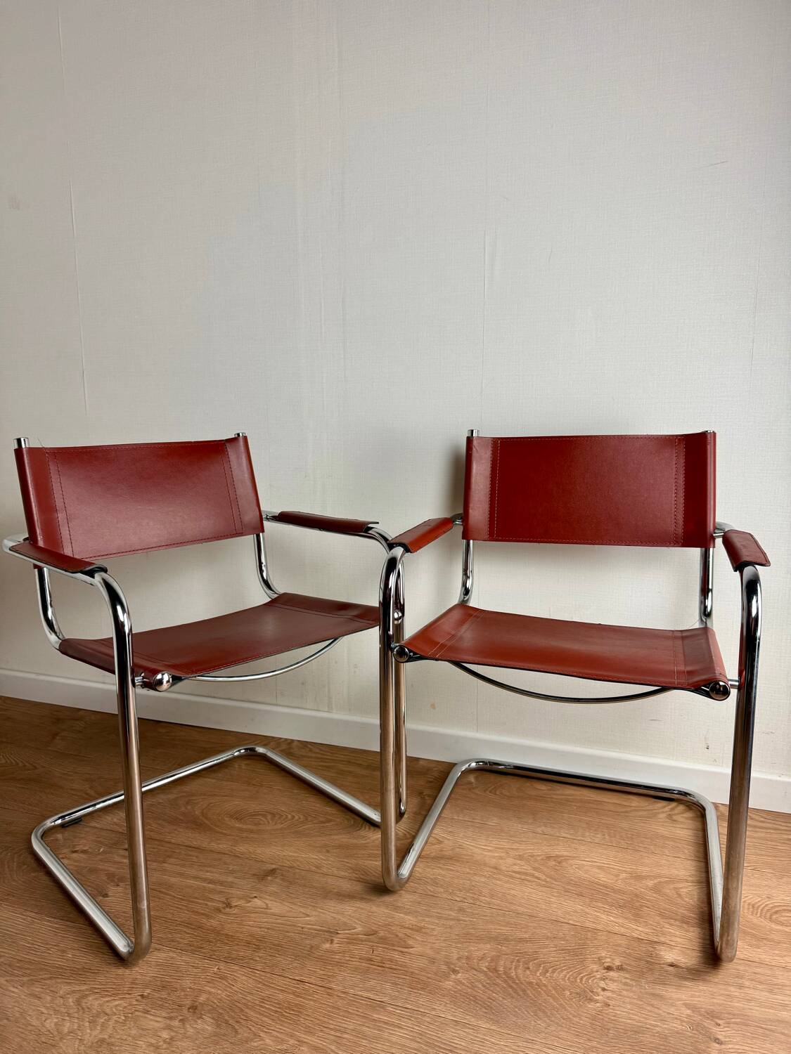 S34 armchairs in Mart Stam style