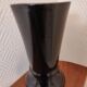Black opaline vase