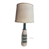 Rattan bottle lamp