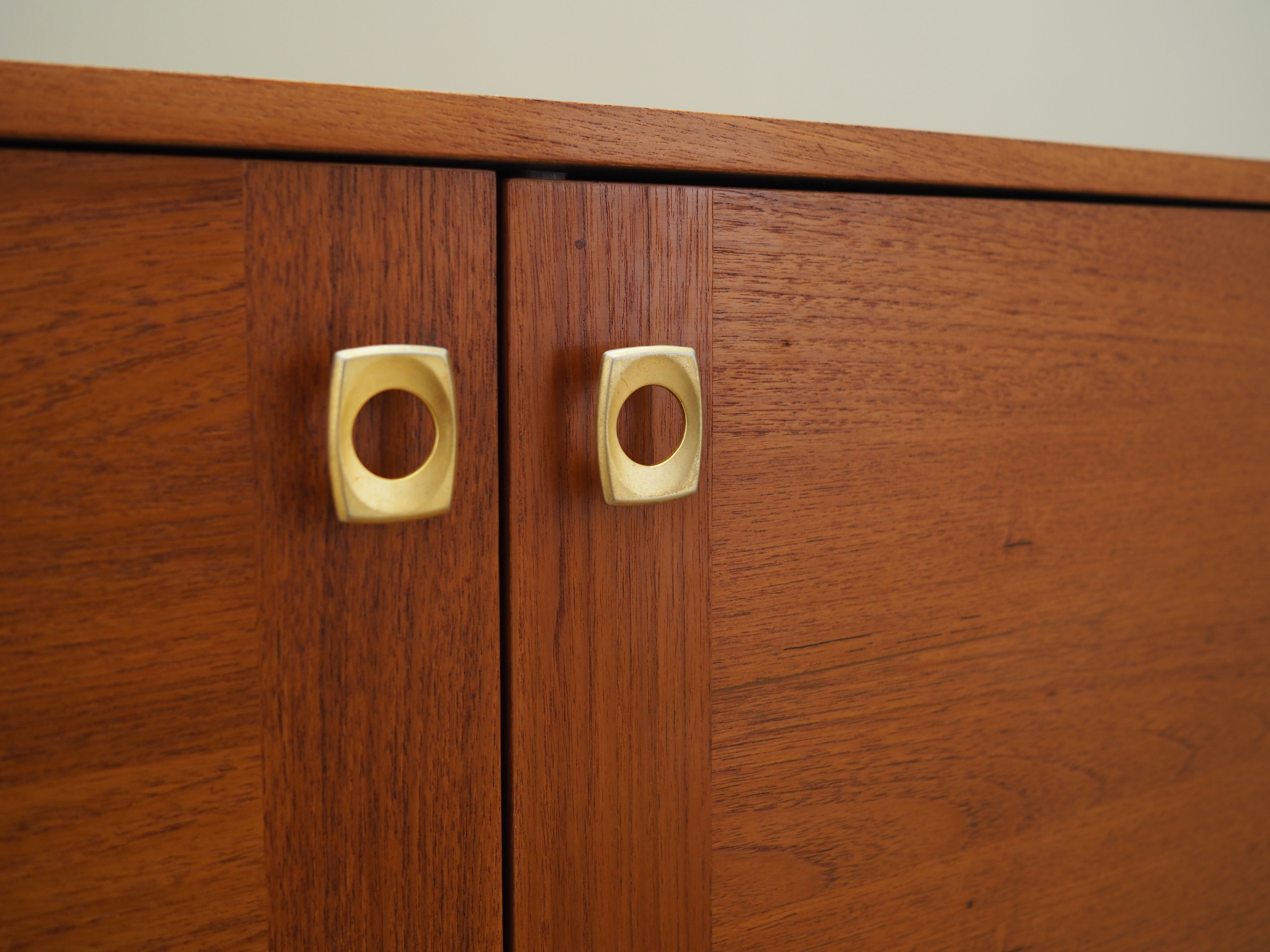 Teak cabinet, Danish design, 1970s, production: Denmark