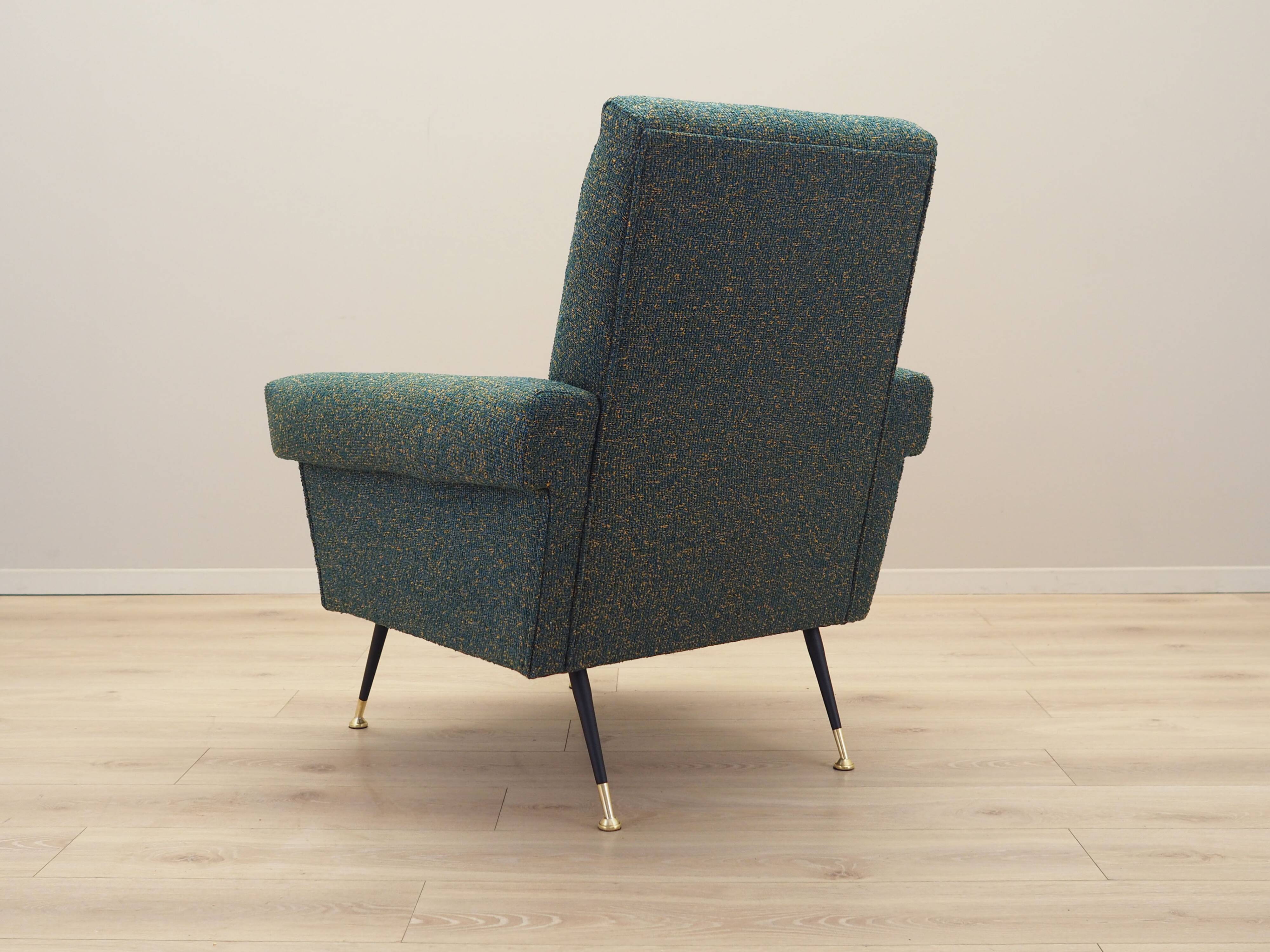 Lounge armchair, Italian design, 1970s, production: Italy