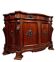Curved buffet on all sides from the Napoleon III period in mahogany.