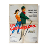 Cinema poster "Les Godelureaux" Jean-Claude Brialy, Bernadette Lafont 60x80cm 1961