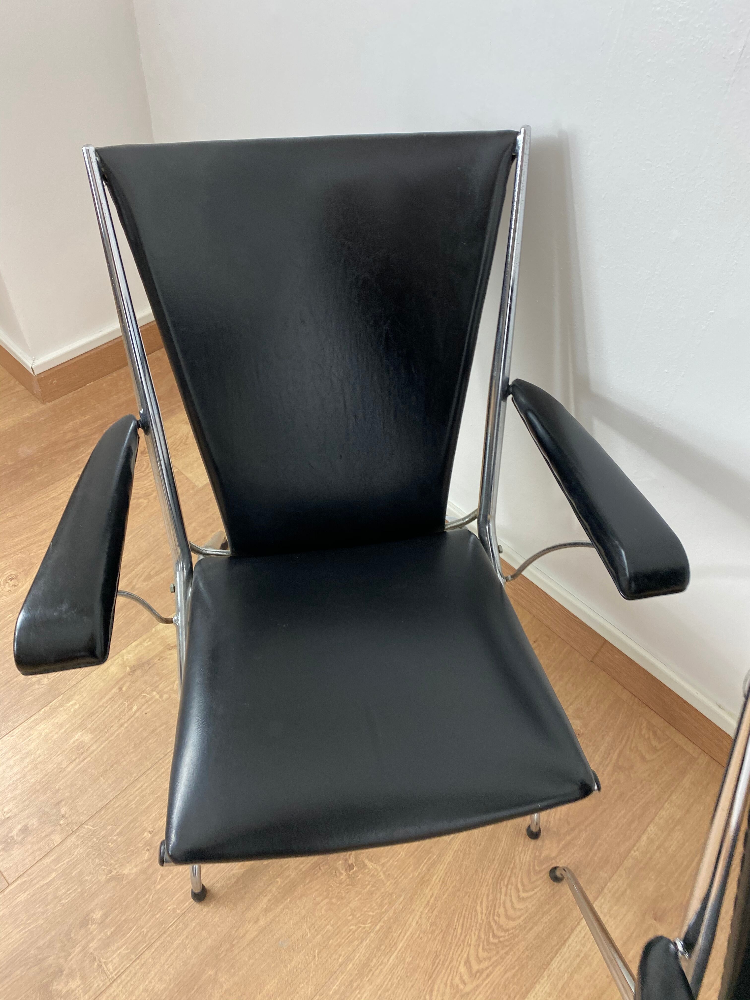 Pair of vintage folding chairs