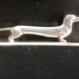 12 Apollo Knife Holders in Silver Metal Animals ART deco
