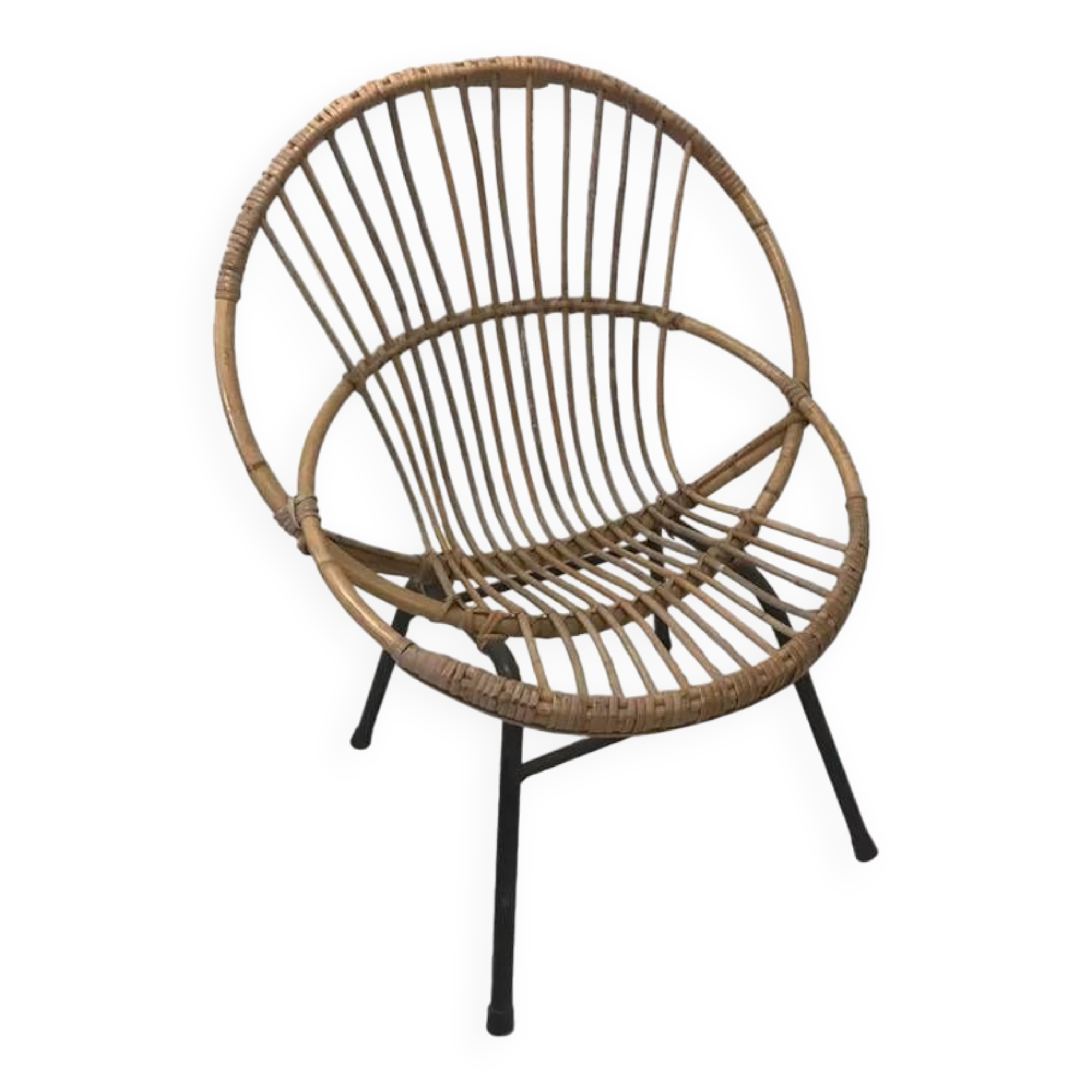 Rattan armchair