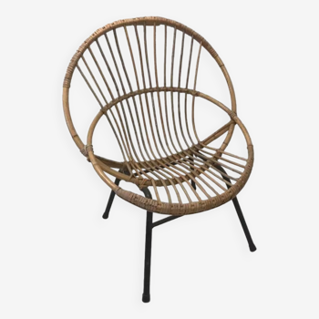 Rattan armchair