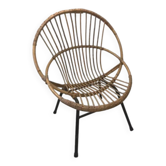 Rattan armchair