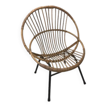 Rattan armchair