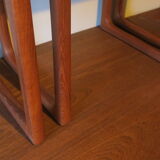 Set of mid century Danish teak nesting tables by GR Gelsted, 1960s