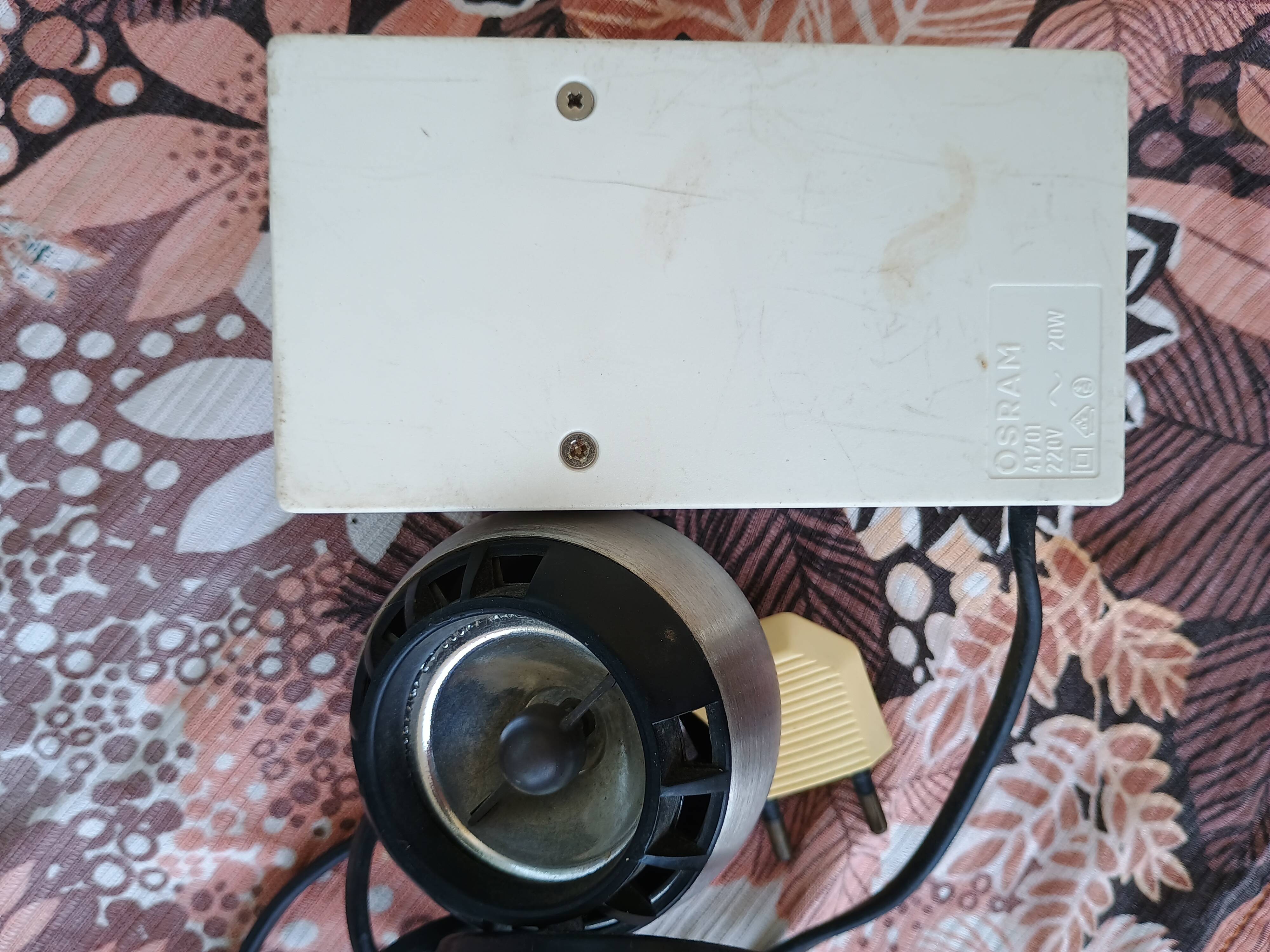 Mini spot lamp designer Dieter Witte Sign Osram Germany 1970
