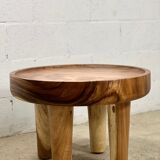 Round coffee table / coffee table / side table wabisabi