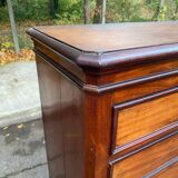 Semainier en bois massif d'époque 19ème