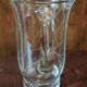 Pichet verre taillé quadrillage années 50