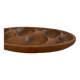 Brutalist wooden dish