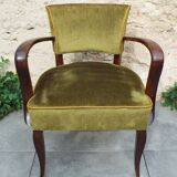Art deco bridge armchair