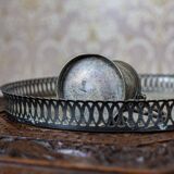 Silver-Plated Coffee Set with Tray, 1920s, Set of 6