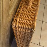 Ancien panier de boulangerie en osier