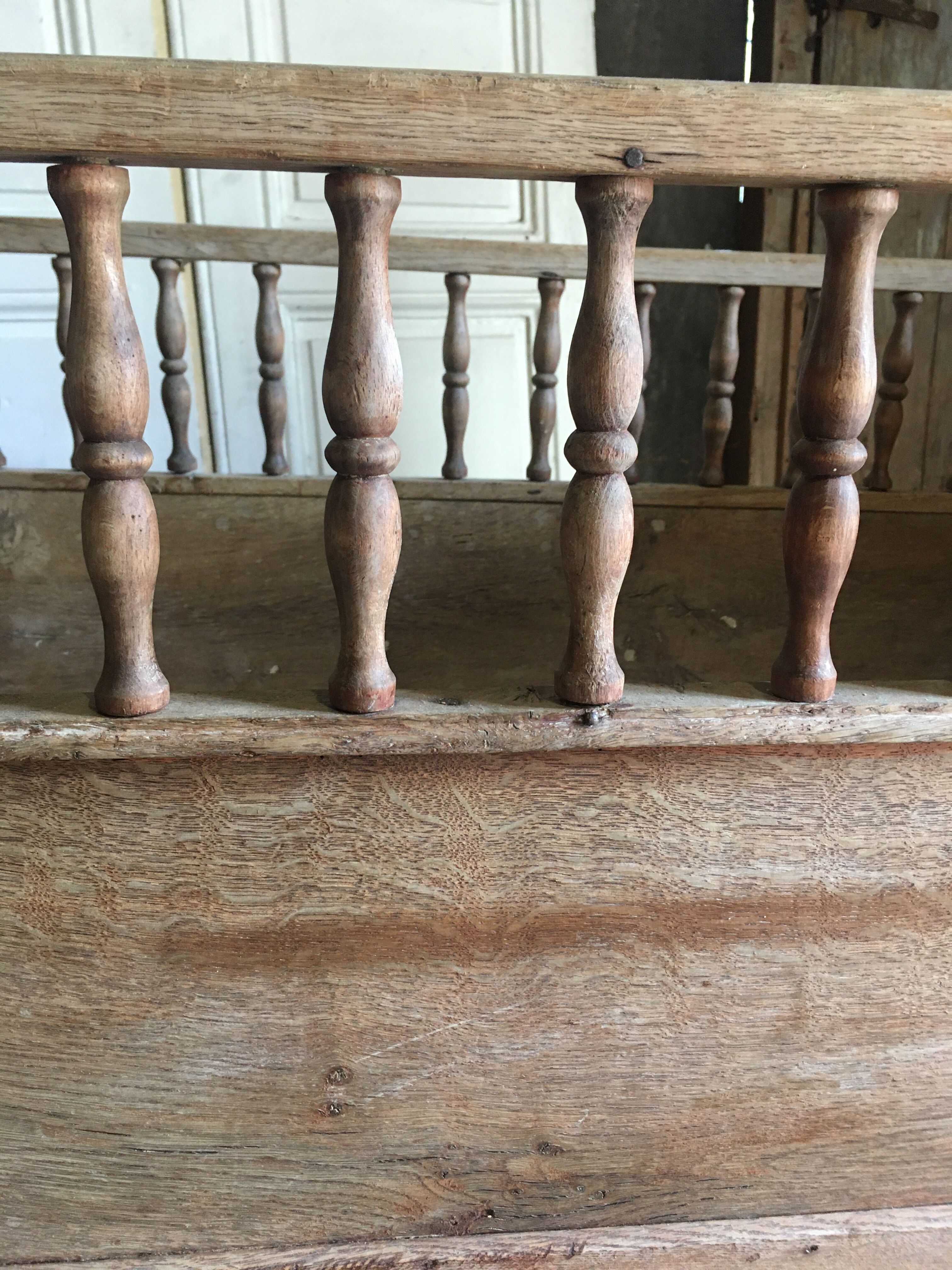 Old cradle of holland 1800s oak