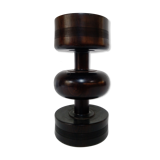 Solid wooden candlestick