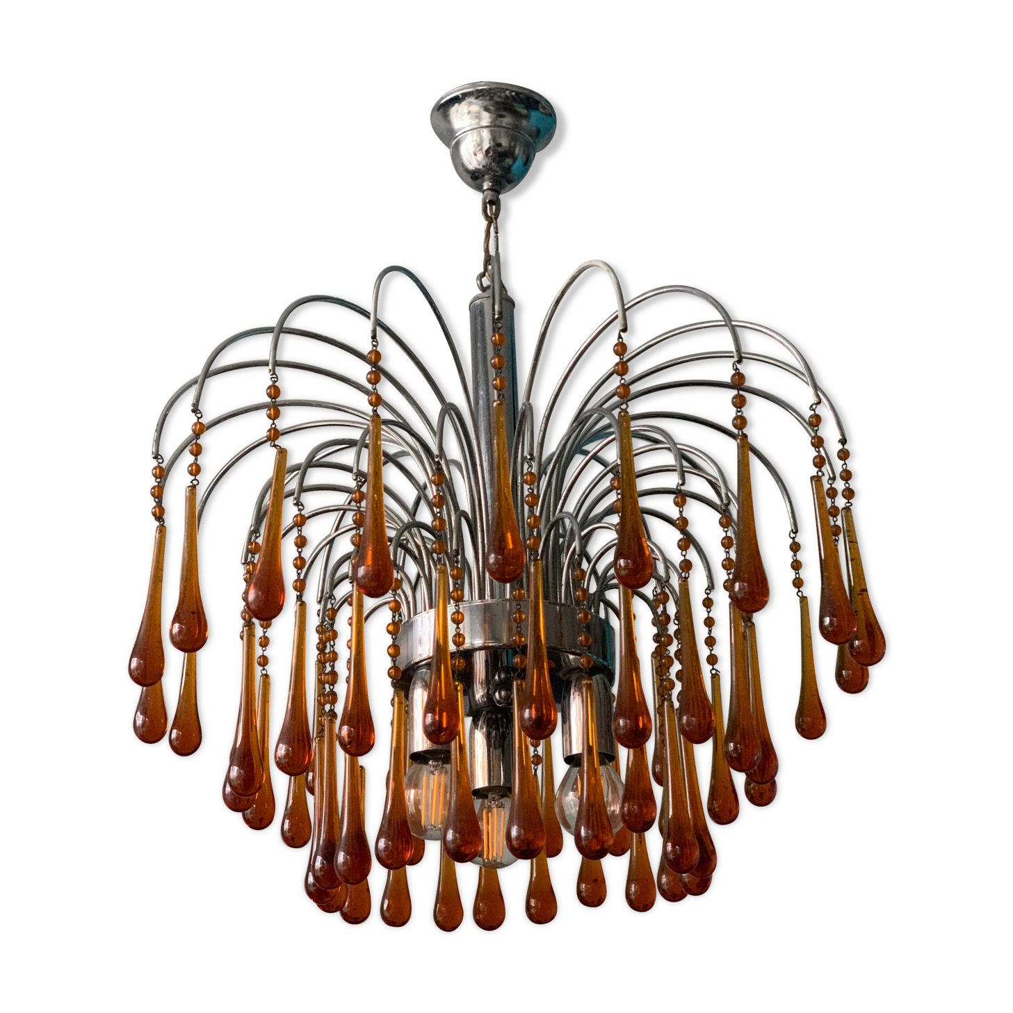 Paolo Venini chandelier for Muran from 1960