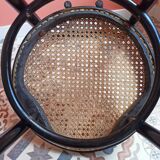 Vintage wooden chair and canning