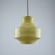Vintage Beige/Yellow Glass Pendant Lamp