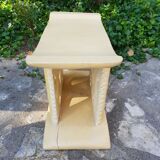 Pair of Africanist art deco stools