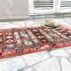 Vintage silk and cotton rug - 142 x 84cm