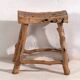 Antique stool in wabi-sabi style (c.1900) #3