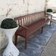 Banc de gare en chêne 2m80