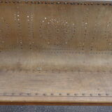Bistro bench with backrest