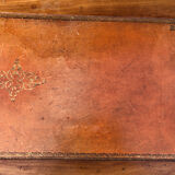 Louis XVI style coffee table leather