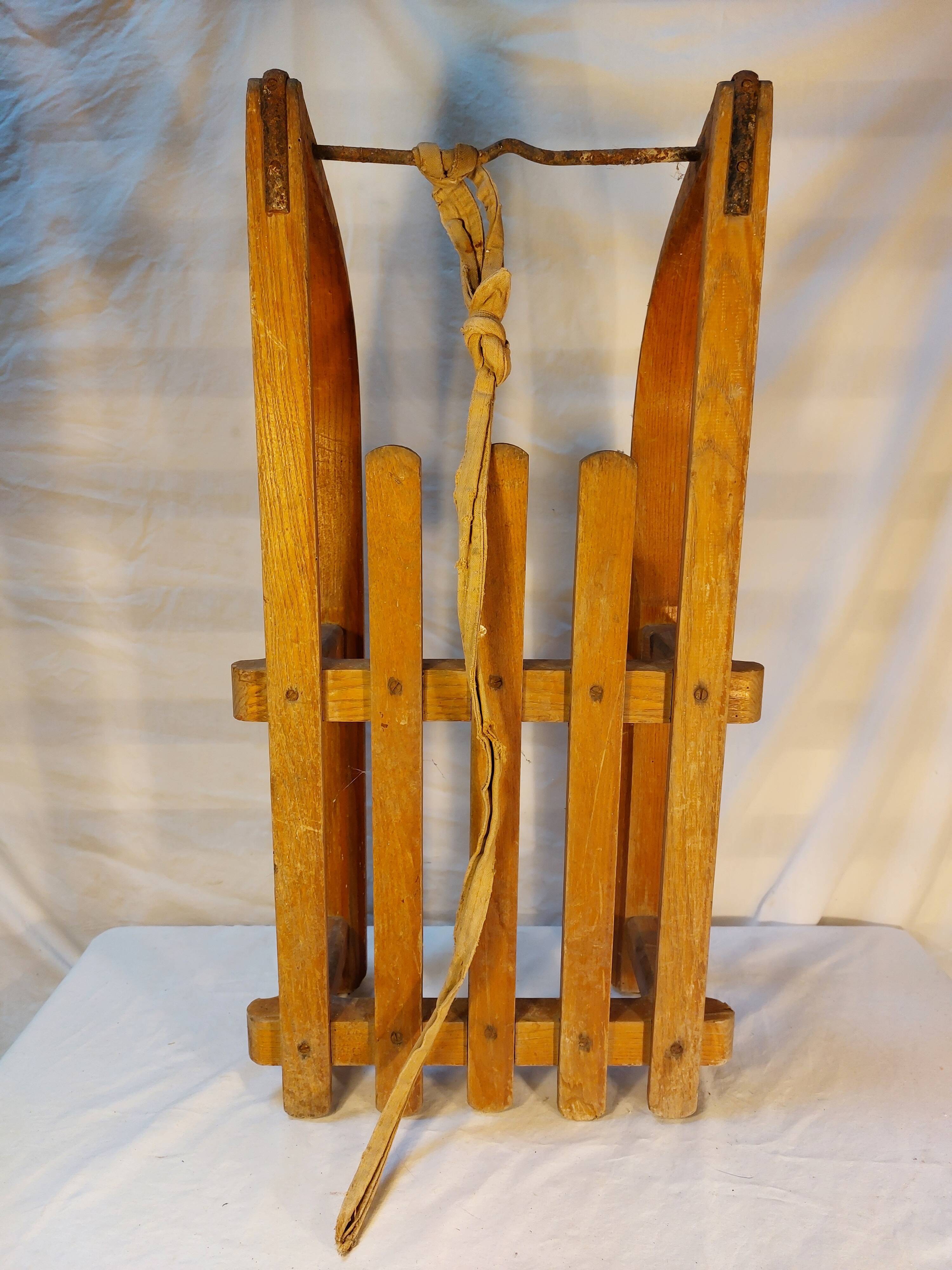 Old wooden sledge