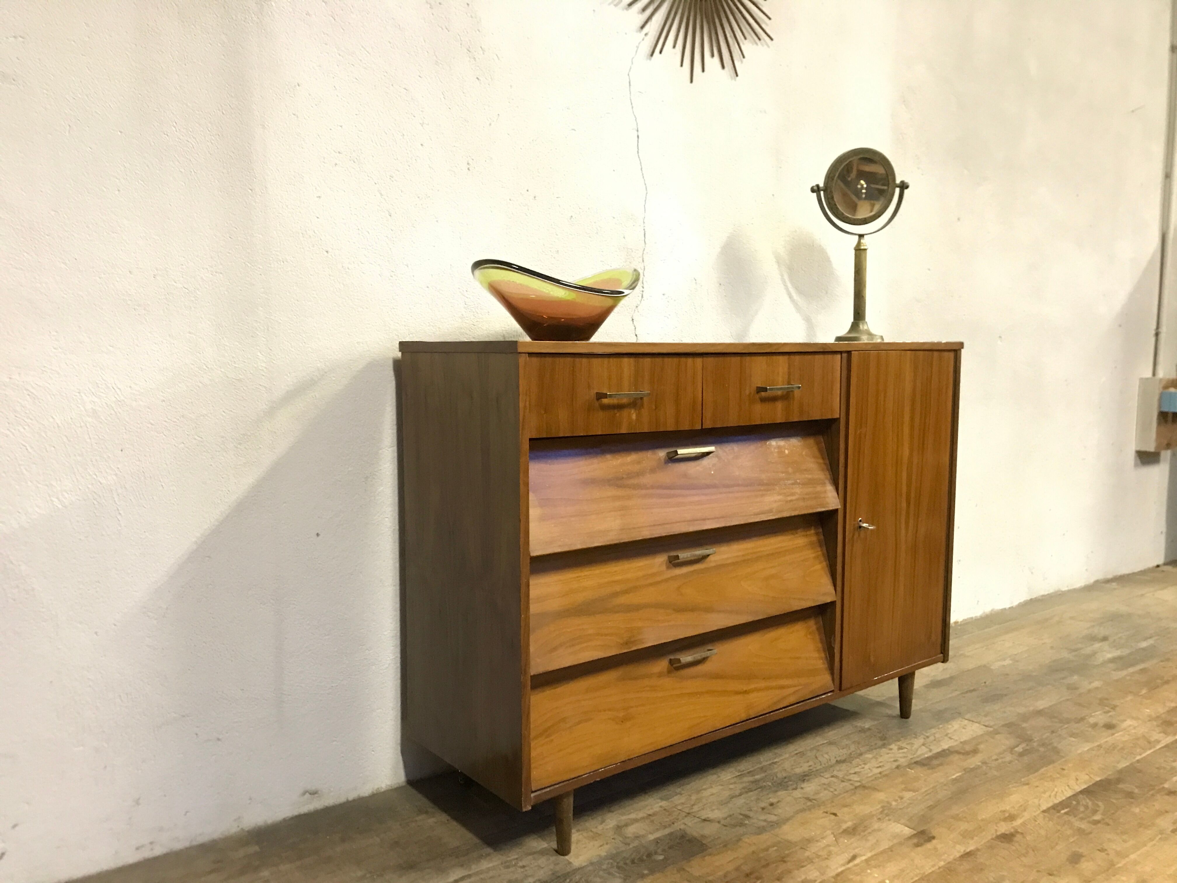 Vintage teak chassure furniture 1960