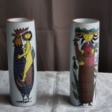 Pair of Suedois design vase by "stig lindberg"