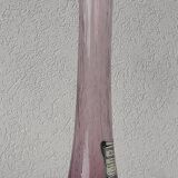 Bubbled glass bud vase