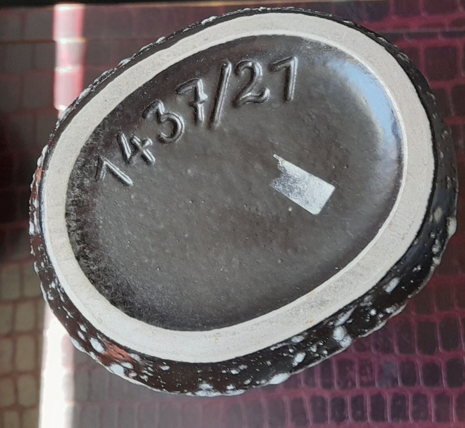 Vase Scheurich West germany lava