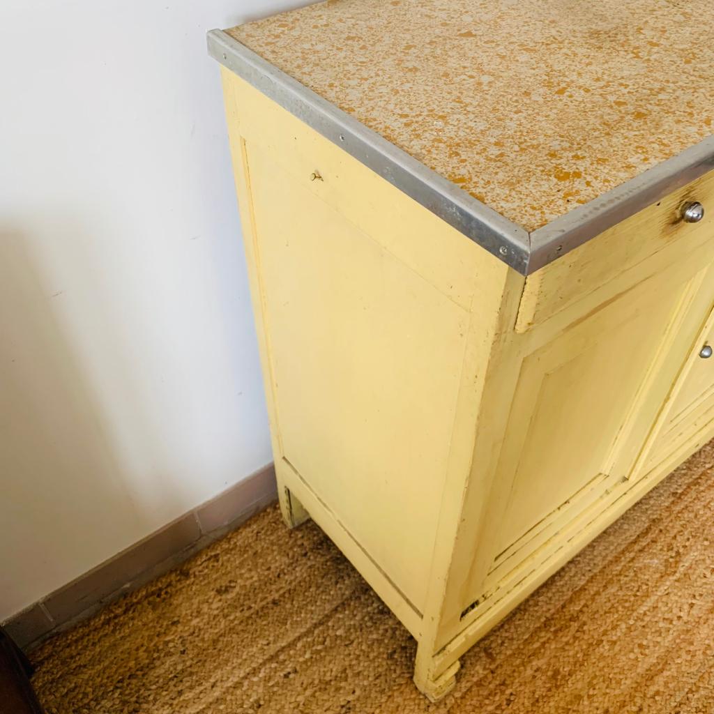 Pale yellow Parisian buffet