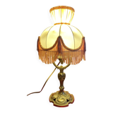 Lamp, marine wall light with pendulum, in bronze, early 20th century