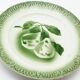 Lot of 2 plates digoin vintage fruit